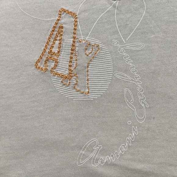 Armani Exchange T-Shirt with Embroidery - Picture 4 of 5